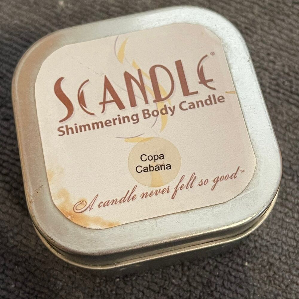 Scandle shimmering body candle